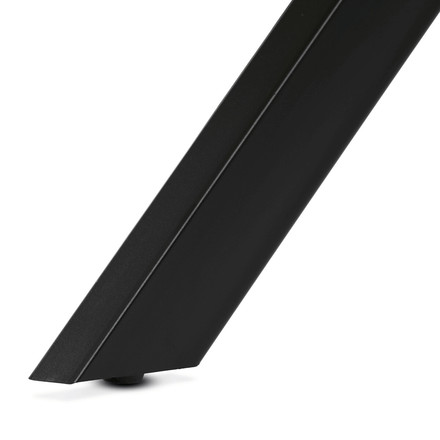 Moderní jídelní stůl Autronic Stůl jídelní kulatý, 80x75 cm, MDF divoký dub, černé kovové nohy (HT-F4108 OAK) (6)