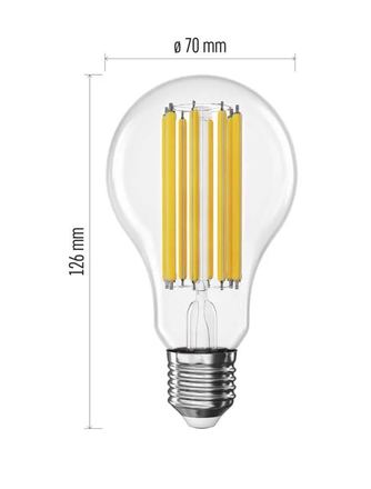 LED žárovka Emos ZF5D82 LED-FLM A70 18W(150W) 2452lm E27 WW (2)