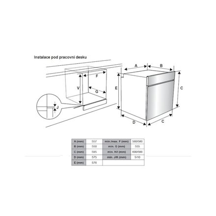 Samostatná vestavná trouba Lord B2 2.GN (9)