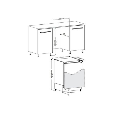 Vestavná jednodvéřová chladnička Lord R8 (5)