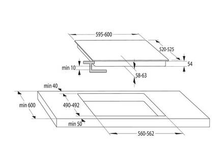 Indukční varná deska Mora VDIT 65D CW (3)