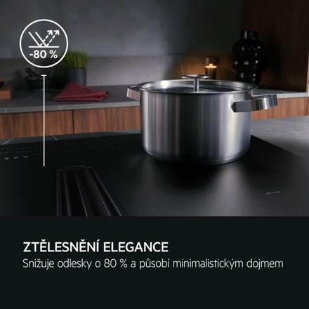 Indukční varná deska s integrovaným odsavačem par AEG 7000 XT SenseFry TH84CC23CZ (4)