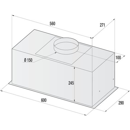 Vestavný odsavač par Gorenje BHI633EB (5)