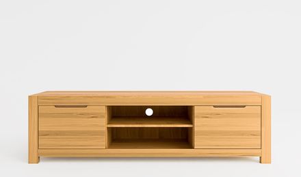 Televizní komoda masiv Siudy Napoli 48, dubová 2000x400x580cm ( karton*2 ) (4)