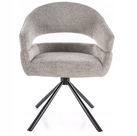 Moderní jídelní židle Signal Borgo Raven, barva šedá 07