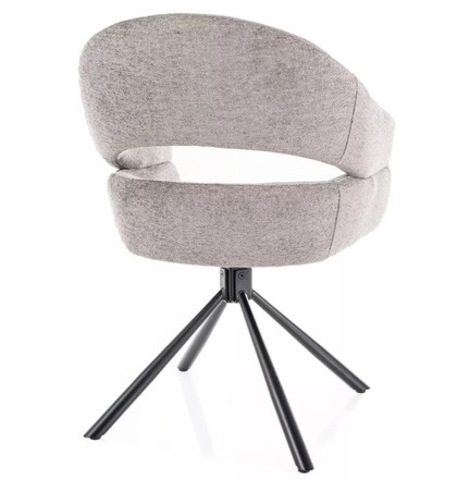 Moderní jídelní židle Signal Borgo Raven, barva šedá 07 (1)