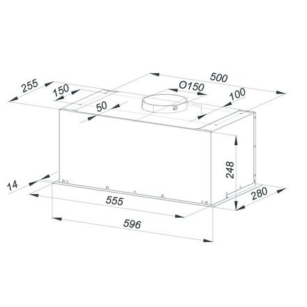 Vestavný odsavač par Beko HNU61422B (6)