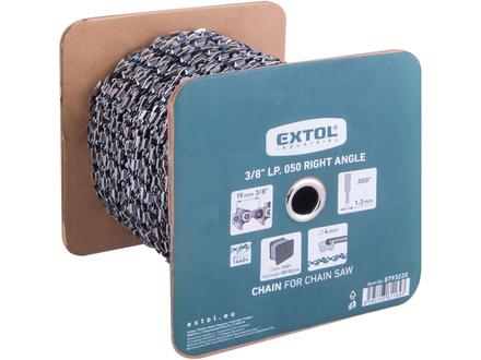 Řetěz pro řetězové pily Extol Industrial 8793220 řetěz pro řetězové pily, 3/8 1,3mm, role 1640 článků/30,5m