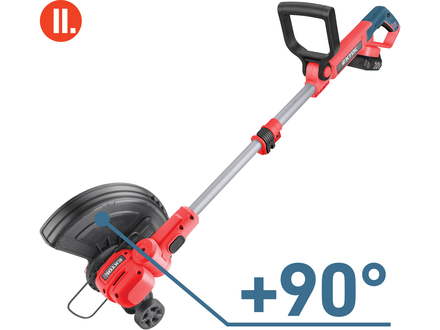 Aku strunová sekačka Extol Premium 8891900, SHARE20V, 30cm, 2Ah (12)