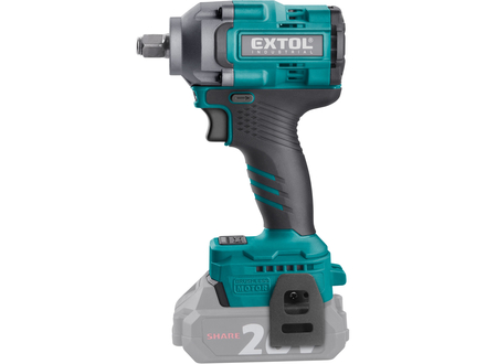 Aku rázový utahovák Extol Industrial 8791815 1/2" aku SHARE20V, 500Nm, BRUSHLESS, bez baterie a nabíječky (7)