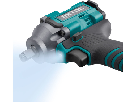 Aku rázový utahovák Extol Industrial  8791815 1/2" aku SHARE20V, 500Nm, BRUSHLESS, bez baterie a nabíječky (5)
