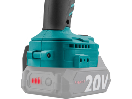 Aku rázový utahovák Extol Industrial  8791815 1/2" aku SHARE20V, 500Nm, BRUSHLESS, bez baterie a nabíječky (8)