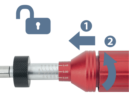 Šroubovák momentový Extol Premium 8825301 na hroty, 1/4", 1-6Nm (2)