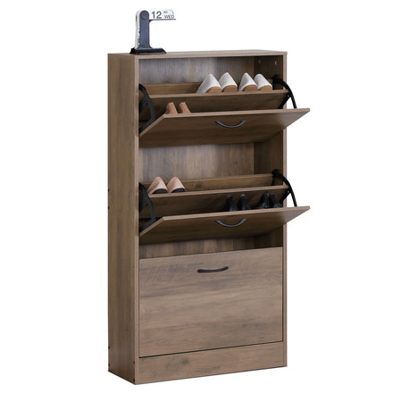 Botník Autronic Botník, mdf, hnědá, ABO-G1016 ELM (ABO-G1016 ELM) (3)
