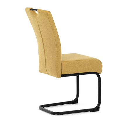 Moderní jídelní židle Autronic Jídelní židle, žlutá, látka, DCL-E2008 YEL2 (DCL-E2008 YEL2) (9)