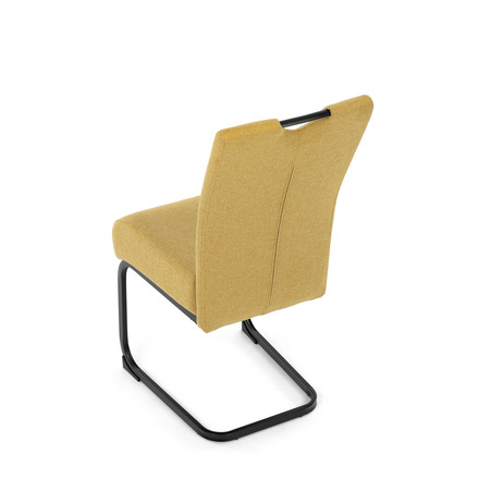 Moderní jídelní židle Autronic Jídelní židle, žlutá, látka, DCL-E2008 YEL2 (DCL-E2008 YEL2) (18)