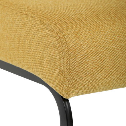 Moderní jídelní židle Autronic Jídelní židle, žlutá, látka, DCL-E2008 YEL2 (DCL-E2008 YEL2) (26)