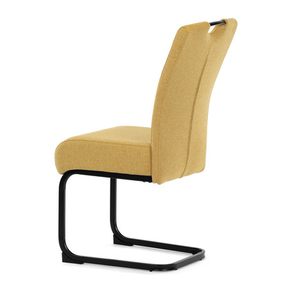 Moderní jídelní židle Autronic Jídelní židle, žlutá, látka, DCL-E2008 YEL2 (DCL-E2008 YEL2) (5)