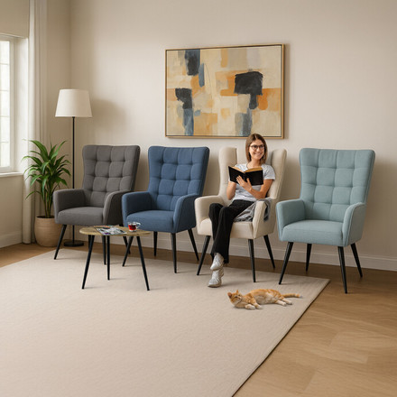 Relaxační křeslo Autronic Relaxační křeslo, béžová AK-315 BGE2 (AK-315 BGE2) (1)