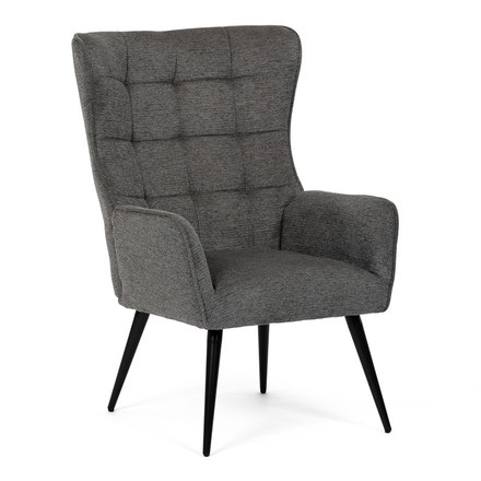 Křeslo Autronic Křeslo ušák, šedá AK-315 GREY2 (AK-315 GREY2) (13)