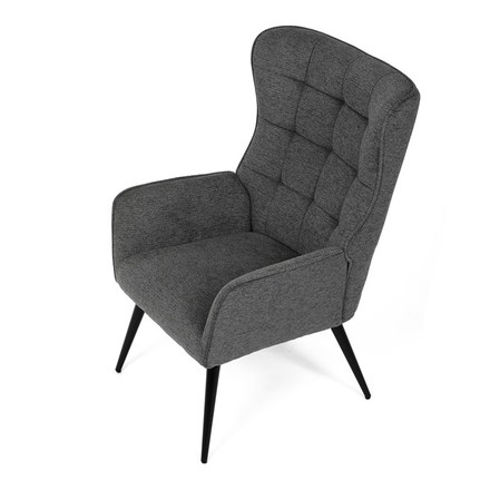 Křeslo Autronic Křeslo ušák, šedá AK-315 GREY2 (AK-315 GREY2) (16)
