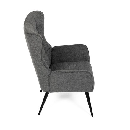 Křeslo Autronic Křeslo ušák, šedá AK-315 GREY2 (AK-315 GREY2) (23)