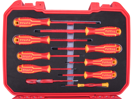 Sada elektrikářského nářadí Total THKITH1601 Sada elektrikářského nářadí, 16ks, 1000V, VDE (2)