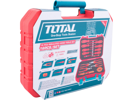 Sada elektrikářského nářadí Total THKITH1601 Sada elektrikářského nářadí, 16ks, 1000V, VDE (4)