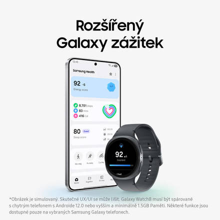 Chytré hodinky Samsung Galaxy Watch 8 44mm LTE Graphite (13)
