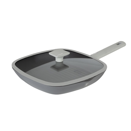 Pánev grilovací s poklicí s titanovým povrchem Berlingerhaus BH-7073 28 cm Aspen Collection