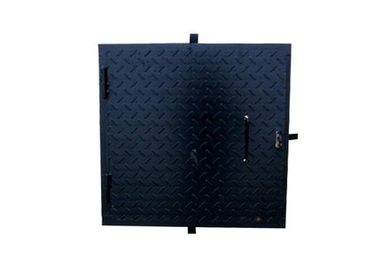 Poklop na šachty EURO nářadí 151505001 Poklop na šachty, 50 x 50 cm, černá