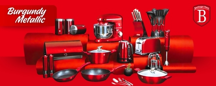 Sada nádobí s mramorovým povrchem Berlingerhaus BH-1226 15 ks Burgundy Metallic Line (19)