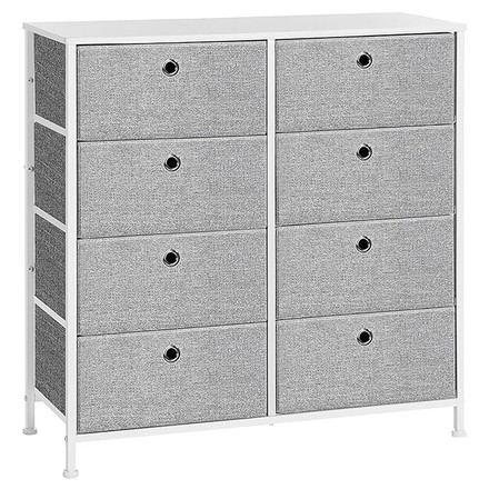 Komoda Autronic Komoda 80x30x82cm, kov, šedá, AUK-E1024 GREY
