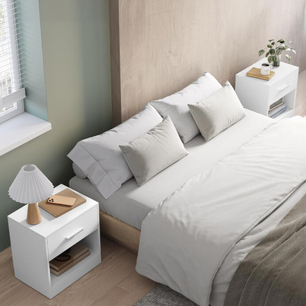 Odkládací stolek Autronic Odkládací stolek 39x28cm, mdf ANT-E1081 WT (1)