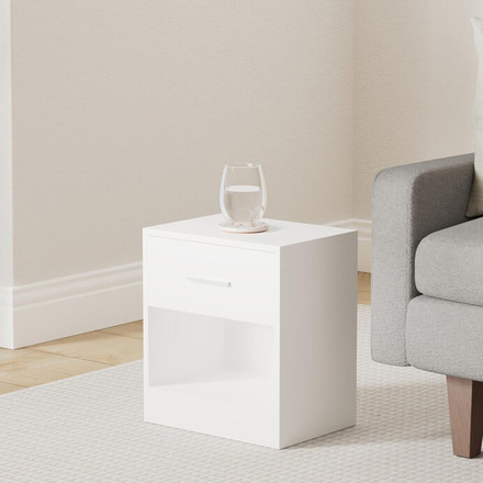 Odkládací stolek Autronic Odkládací stolek 39x28cm, mdf ANT-E1081 WT (2)