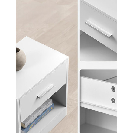 Odkládací stolek Autronic Odkládací stolek 39x28cm, mdf ANT-E1081 WT (4)