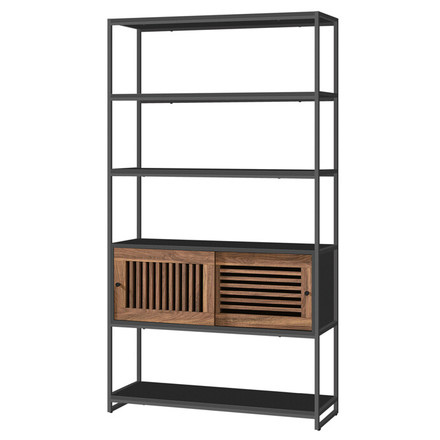 Regál Autronic Regál, mdf, černá, AUR-E1121 BK