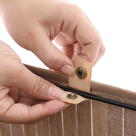 Koš na prádlo Autronic bambus, přírodní, APK-E1010 NAT (5)