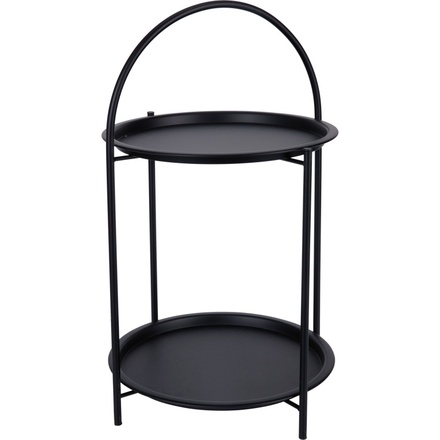 Odkládací stolek Ambiance KO-NB1510550 Odkládací stolek kovový 66 cm černá