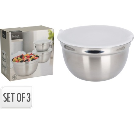 Sada misek Excellent KO-A15000020 Sada 3 ks nerezových misek (3)
