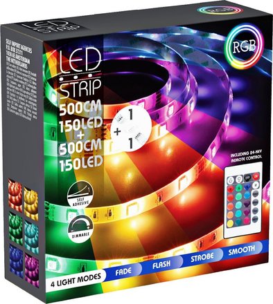 LED pásek Homestyling KO-ALE000120 10 m 300 LED RGB (3)