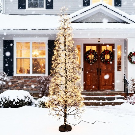 Dekorativní světelný stromek Homestyling KO-AX5390050 1600 LED 150 cm (1)