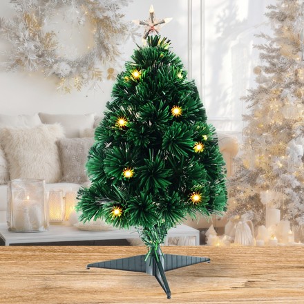 Vánoční stromeček Homestyling KO-AFB000220 s LED osvětlením 60 cm (4)