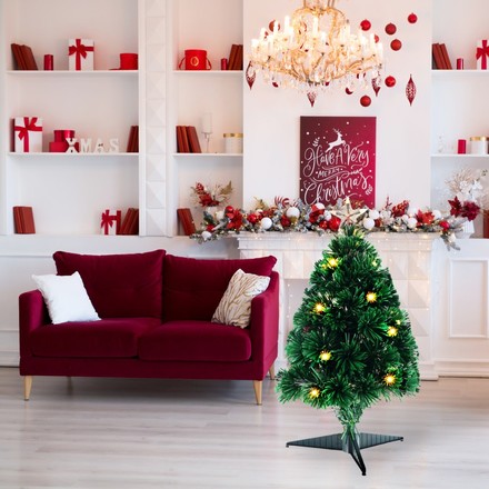 Vánoční stromeček Homestyling KO-AFB000220 s LED osvětlením 60 cm (5)