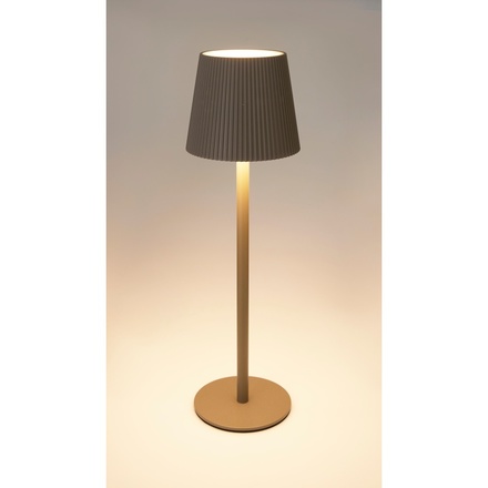 Stolní LED lampa Homestyling KO-ANC000730 36 cm taupe šedá (1)