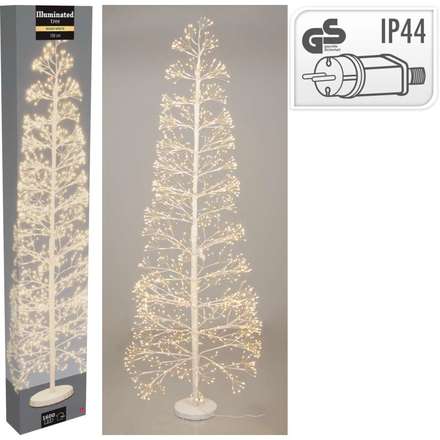 Dekorativní světelný stromek Homestyling KO-AX5330510 1600 LED 150 cm (3)