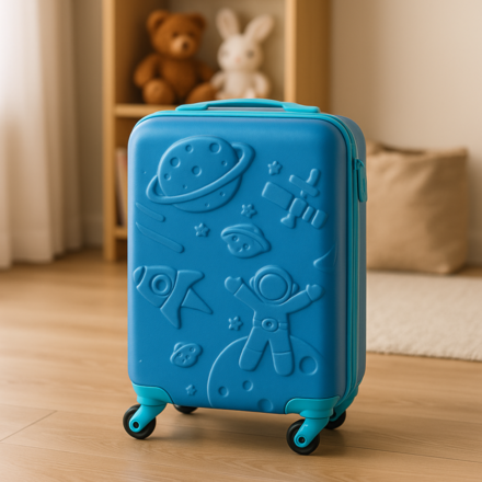 Dětský cestovní kufr Proworld KO-FB5000500modr Dětský cestovní kufr 28 litrů SPACE (1)