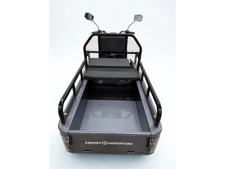 Elektrická nákladní tříkolka Energy Adventure ADVENTO 2, redukce rychlosti, 32Ah, šedá (2)