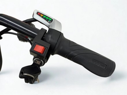 Elektrická nákladní tříkolka Energy Adventure ADVENTO 2, redukce rychlosti, 32Ah, šedá (10)