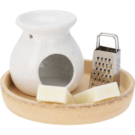 Aroma lampa Homestyling KO-CC5752700bila dárkový set bílá